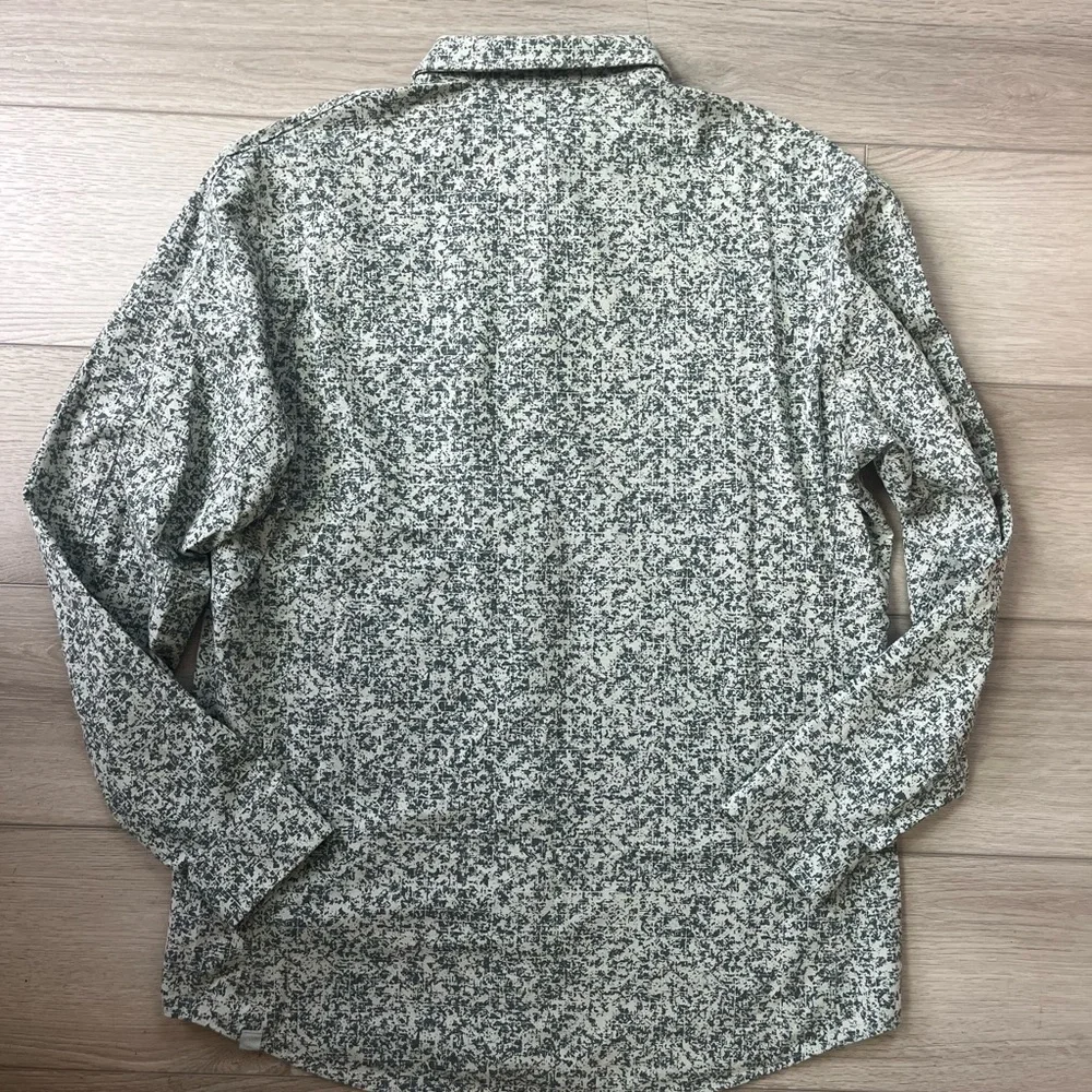 Lululemon Men's Patterned Shirt grayish green color size L - Picture 6 of 6